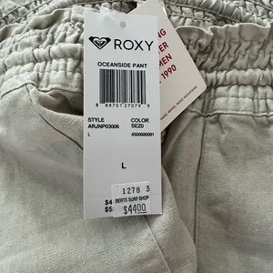 NWT linen drawstring pants size large